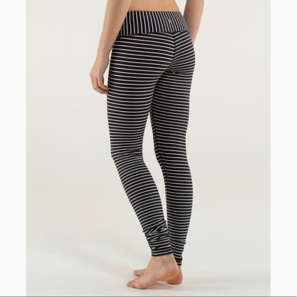 Lululemon Striped Wunder Under pants
